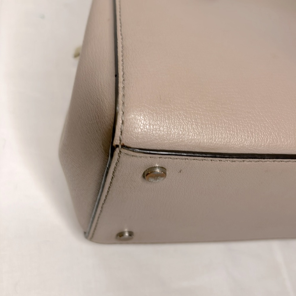 KATE SPADE NY blush pale pink medium satchel with 3 sections Detach straps. - Picture 8 of 16